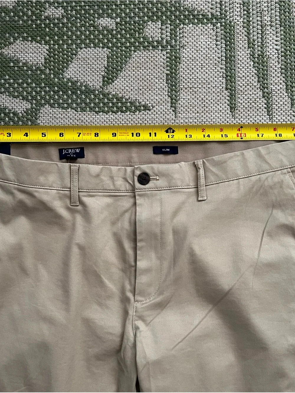 J. Crew Slim Straight TruTemp Chinos in Tan NWT 38/32